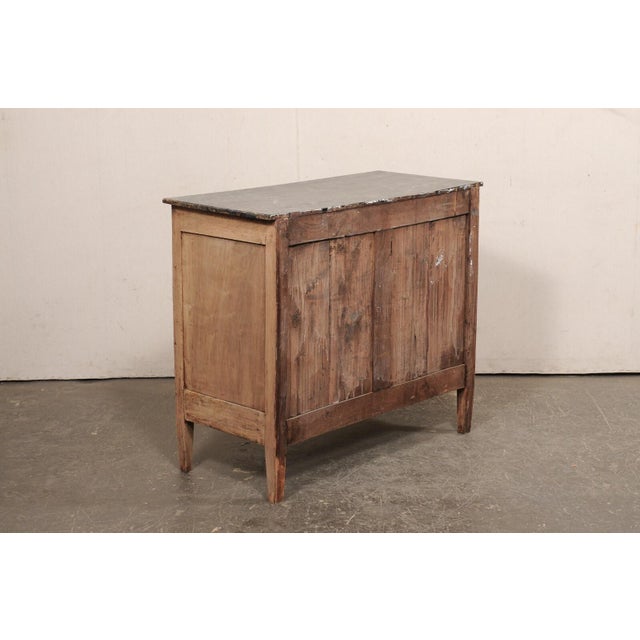 French French 19th C. Commode w/Faux Marble Top For Sale - Image 3 of 10