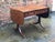 Regency Sofa Table, Cuban Mahogany with Inlay. Double Sided For Central Use. Has drawers one side, and dummy drawers the...
