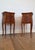 Vintage French Louis XV Style Fruitwood Bombe Nightstands End Tables - A Pair For Sale - Image 14 of 18