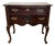 Late 20th Century Thomasville Traditional Cherry Queen Anne Style Lowboy For Sale