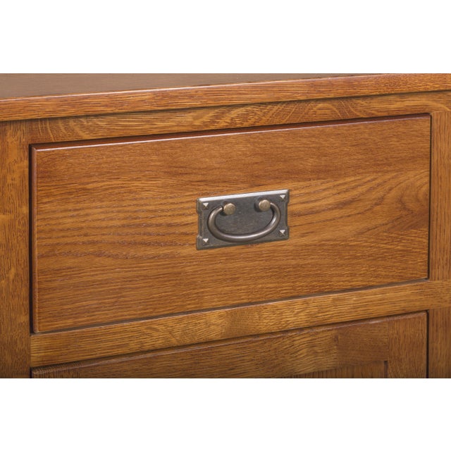Mission 2 Door 2 Drawer Sideboard, Console - Michael's Cherry For Sale - Image 4 of 9