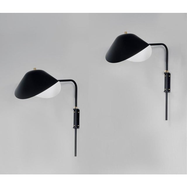 Wall sconce lamp model 'anthony wall lamp whit fixing bracket' designed by serge mouille in 1952. Manufactured by editions...