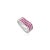 Art Deco Contemporary Wave Natural 2.02 Ct Ruby Channel Set Band Ring Size 8 For Sale - Image 3 of 12
