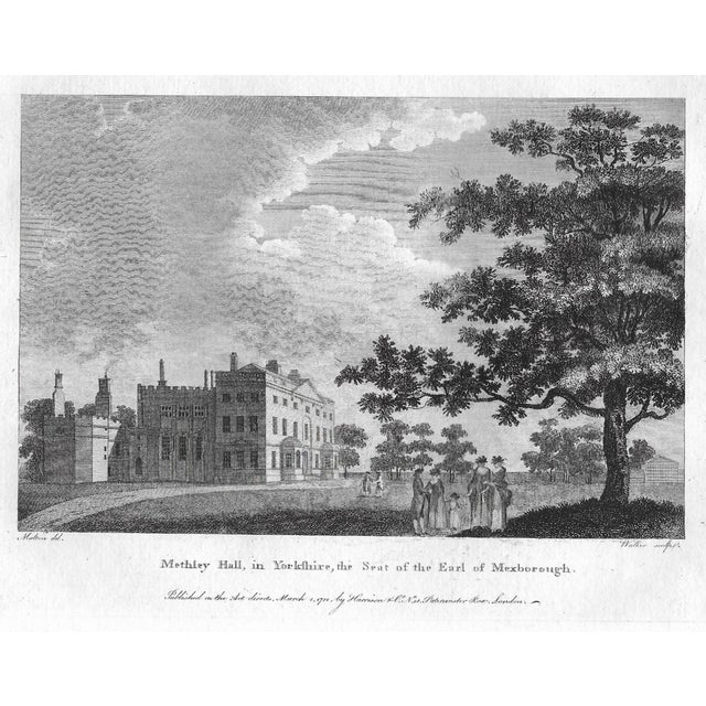 English 1788 English Country House Engravings - Set of Four For Sale - Image 3 of 10