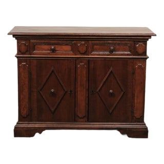 Mid 19th Century Italian Wooden Credenza Console For Sale