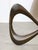 Brown Italian Organic Snake Wooden and Smoked Glass Coffee Table, 1960s For Sale - Image 8 of 18
