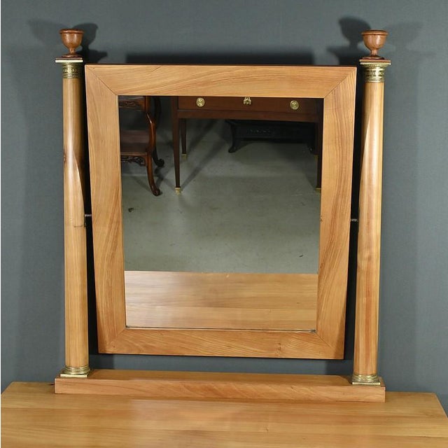 Early 19th Century Empire Dressing Table in Cherry For Sale - Image 5 of 18