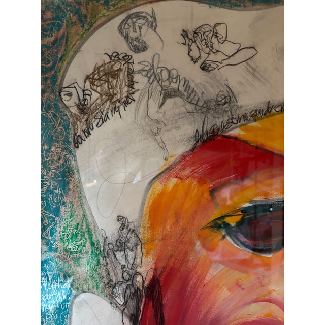 1990s Original Artwork by Unknown Latin American Artist For Sale In Chicago - Image 6 of 18