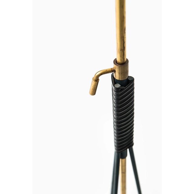 Metal Mid-Century Swedish Floor Lamp, 1960s For Sale - Image 7 of 14