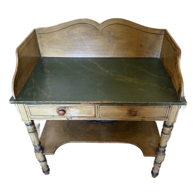 Mid 19th Century English Dressing Table Registry Style For Sale