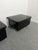 Wood Vintage Low Italian Wooden Bedside Tables with Glossy Lacquered Finish, 1970s, Set of 2 For Sale - Image 7 of 14