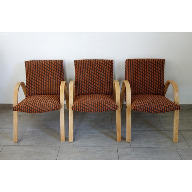 Vintage Bow Wood Armchair from Steiner, 1950s For Sale - Image 14 of 14