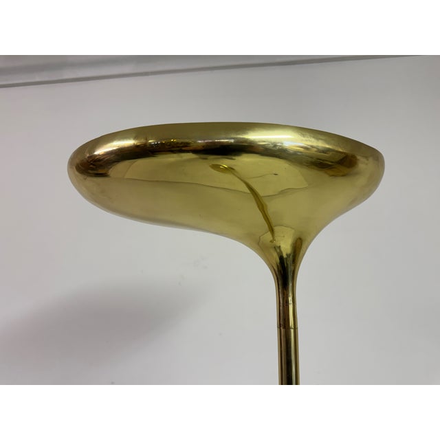 Italian Sculptural Brass Floor Lamp from Santoni, 1970s For Sale - Image 9 of 14