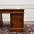 Classic English Desk Brown Leather For Sale - Image 11 of 18