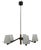 Vintage Glass Chandelier attributed to Stilnovo, 1960 For Sale