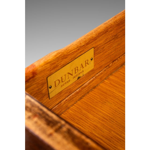 Rare Restored Substantial Mid-Century Modern Executive Desk in Walnut by Edward Wormley for Dunbar, Usa, C. 1950s For Sale - Image 18 of 18