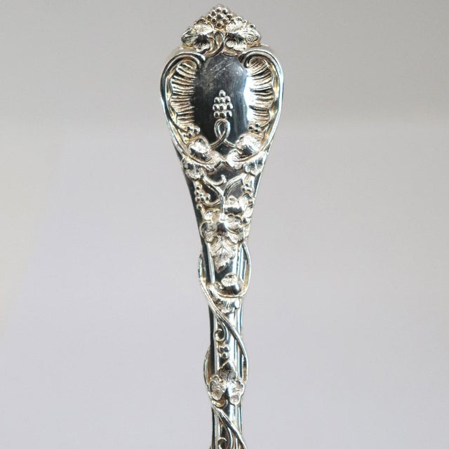French Odiot Demidoff .950 Silver Salad/Dessert Fork For Sale In Denver - Image 6 of 6