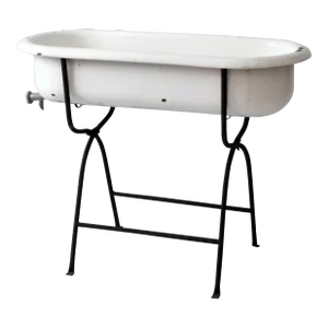 Vintage 1930's Hungarian Tub on Stand
