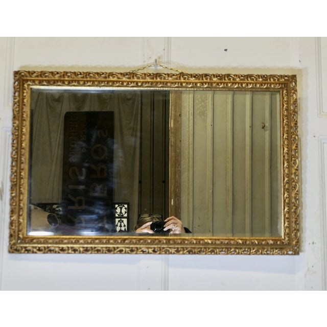 Gilt Wall Mirror, 1940s For Sale - Image 4 of 6