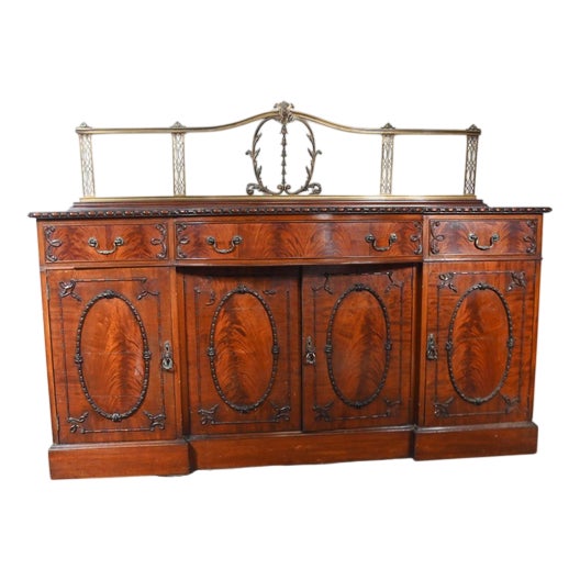 Chippendale Mahogany Sideboard, 1890 For Sale