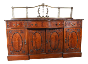 Chippendale Mahogany Sideboard, 1890