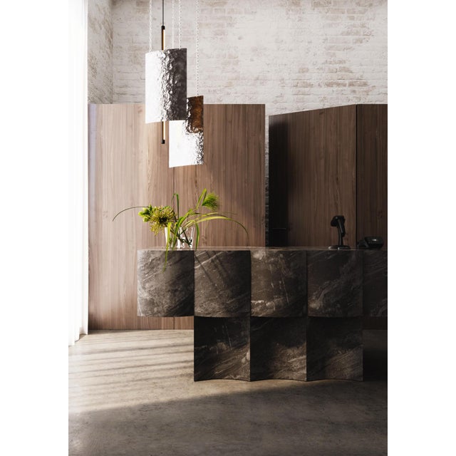 Metal Small Anisotropy Pendant Light from Svitanok For Sale - Image 7 of 18