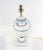 White A Pair of Vintage Blue and White Metal Trophy Table Lamps. For Sale - Image 8 of 9