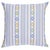 Contemporary Schumacher Rhodes Stripe 22" Pillow in Sky For Sale - Image 3 of 3