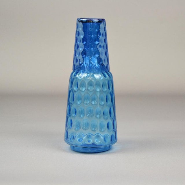 Art Nouveau Water Carafe with Glass, 1890s, Set of 2 For Sale - Image 9 of 10