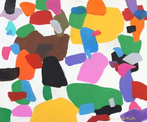 "Full Colors" Contemporary Original Modern Oil Painting by Leonardo Aguirre