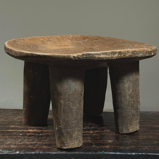 Antique Hand Carved African Senufo Stool For Sale - Image 4 of 12