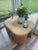 Vintage Split Reed Bamboo Waterfall Coffee Table For Sale - Image 9 of 9