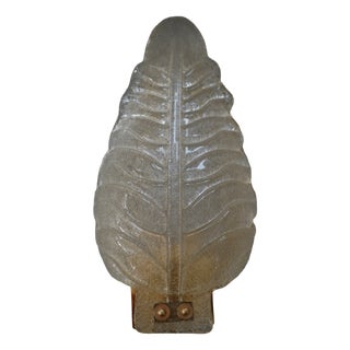 Murano Art Glass Gold Graniglia and Brass Wall Light and Sconces, 2000 For Sale