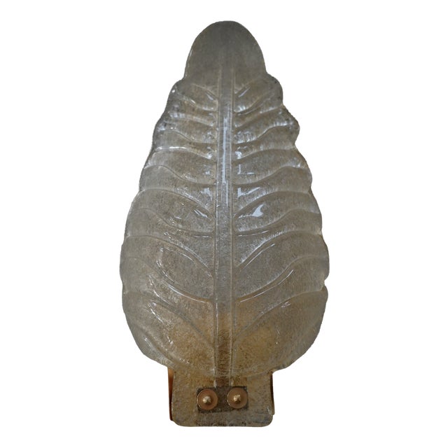Murano Art Glass Gold Graniglia and Brass Wall Light and Sconces, 2000 For Sale