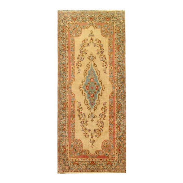 Pasargad Ivory Hand Knotted Persian Kerman Rug Chairish