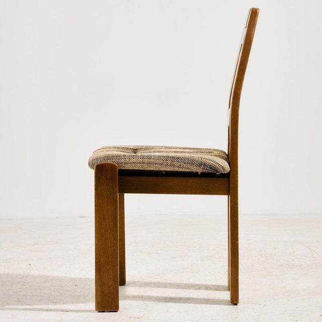 Oak Dining Chairs, 1980s, Set of 4 For Sale - Image 4 of 18