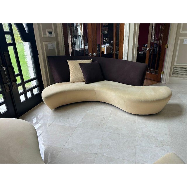 Vladimir Kagan Vladimir Kagan Bilbao Sofa Set for Weiman For Sale - Image 4 of 8