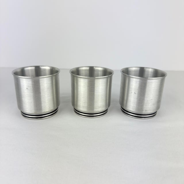 Metal 1930’s Art Deco West Bend Cocktail Shaker Set For Sale - Image 7 of 12