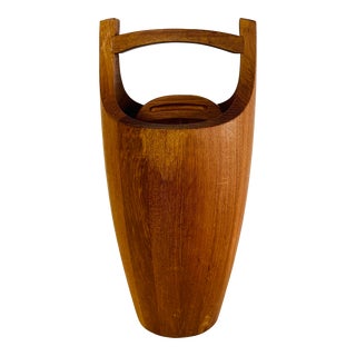 Vintage 1970s Dansk Teak Ice Bucket by Jens Quistgaard For Sale