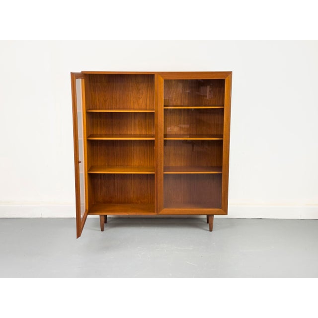 1960s Teak Cabinet with Glass Doors from Omann Jun, 1960s For Sale - Image 5 of 18