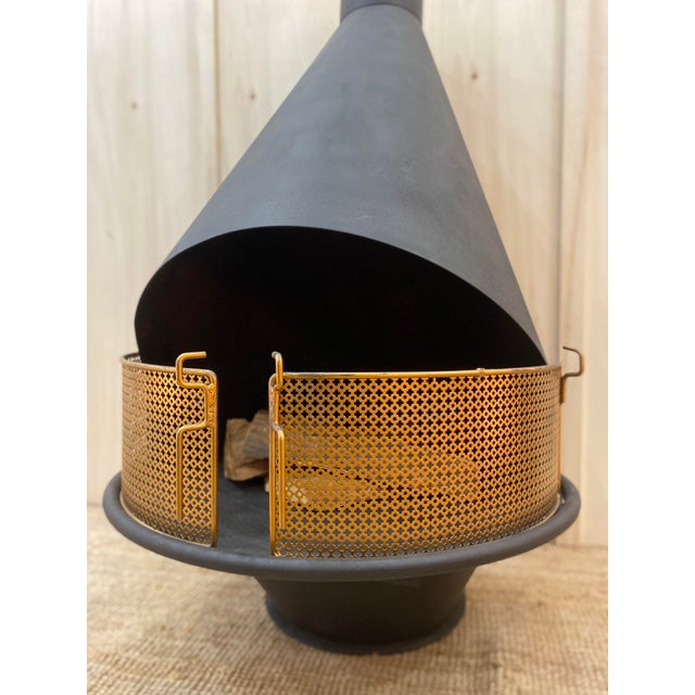 Open Fireplace in Iron, 1970s For Sale - Image 10 of 10