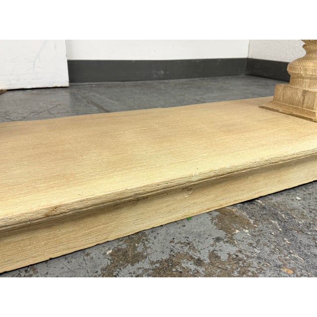 Restoration Hardware 15th C. Dual-Baluster Oak Console Table For Sale - Image 10 of 12