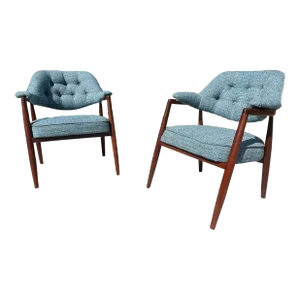 1960s Restored Maurice Bailey for Monteverdi Young Armchairs - a Pair