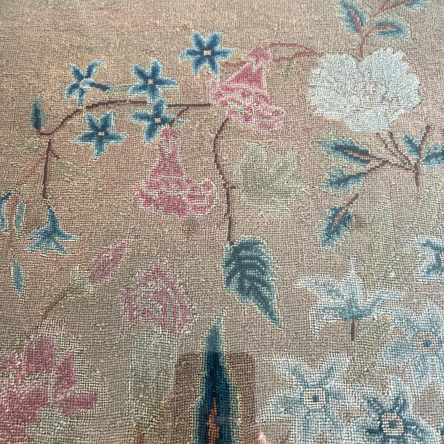 Scottish 18th Century Tapestry Needlework Framed For Sale - Image 4 of 8