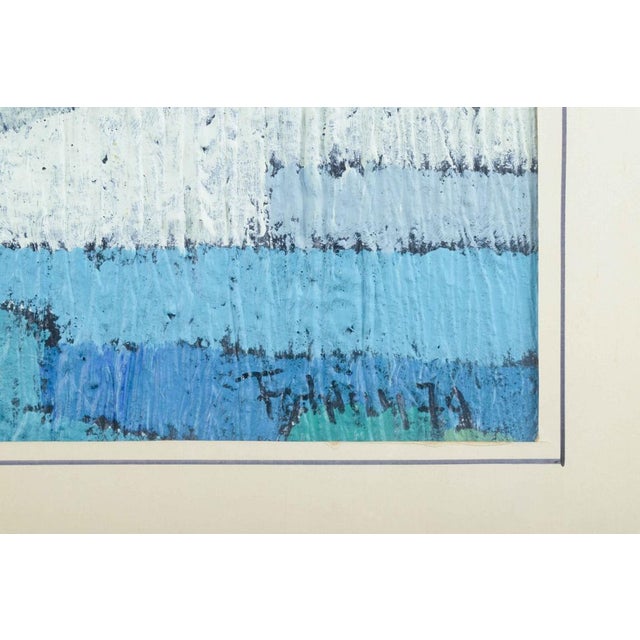 Gunnar Fohlin, Abstract Landscape, 1979, Oil on Cardboard For Sale - Image 4 of 6