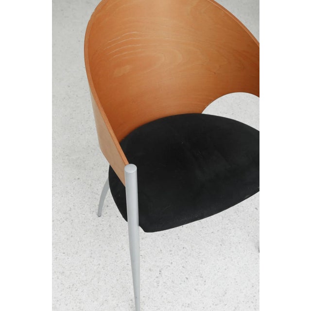 Black Late 20th Century Cattelan Italia Dining Chairs- Set of 6 For Sale - Image 8 of 12