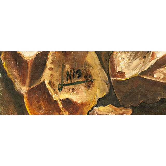 Yitzchak Roman, Hananiah, Mishael, and Azariah in the Furnace of Fire, Prayer, Oil Painting For Sale - Image 4 of 4