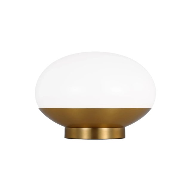 2020s ED Ellen DeGeneres by Visual Comfort Studio Lune Accent Lamp, Burnished Brass For Sale - Image 5 of 5