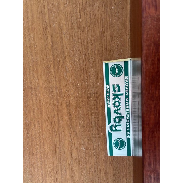 Mid-Century Danish Modern Skovby Sculpted Rosewood Extension Dining Table With Two Leaves For Sale - Image 10 of 12