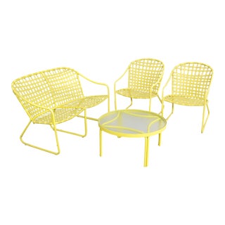 Vintage Brown Jordan Garden Patio Furniture- 4 Pieces For Sale
